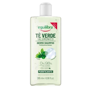 Шампунь для волосся Equilibra Dermo Shampoo з зеленим чаєм та гіалуроновою кислотою, очищувальний, 265 мл