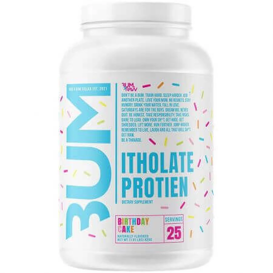 Протеиновый порошок со вкусом изолята сыворотки Birthday Cake Cbum Series Itholate Protein, 820 г, Raw Nutrition: цены и характеристики