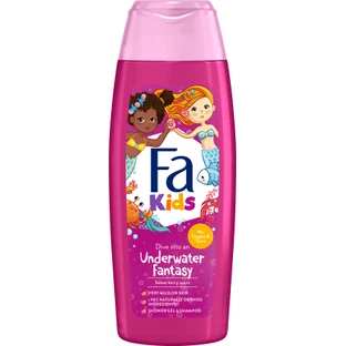 Fa kids Гель для душу та шампунь Underwater Fantasy для дітей, 250 мл