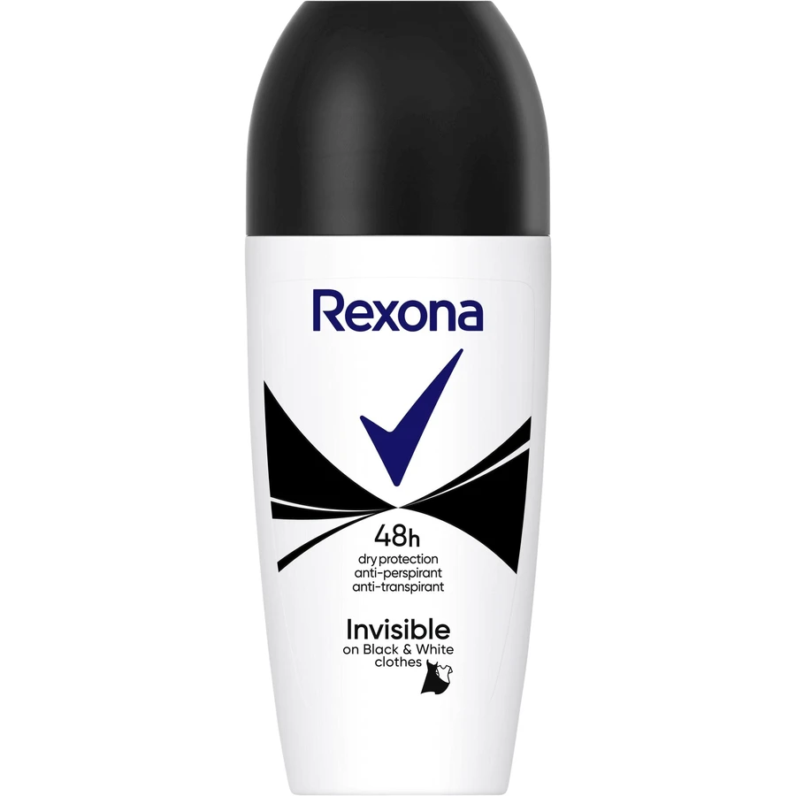 Сферичний дезодорант Rexona Невидимий чорний + білий 50 мл: ціни та характеристики