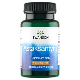 Swanson Astaxanthin, астаксантин, 60 капсул