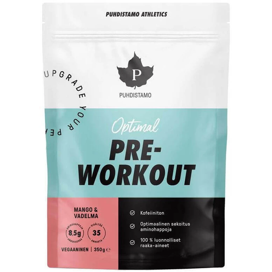 Puhdistamo Pre-Workout без кофеїну манго-малина 350 г: ціни та характеристики