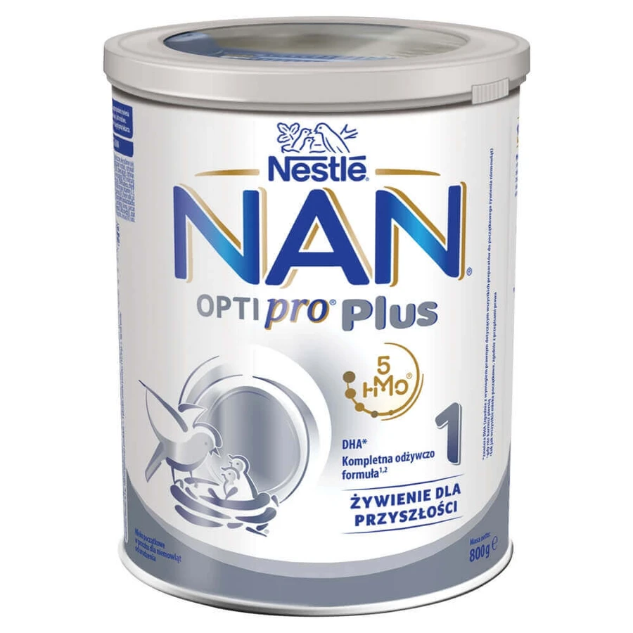 Nestle NAN Optipro Plus 1 5HMO, детское молоко с рождения, 800 г УПАКОВКА ДЕФЕКТИРОВАНА: цены и характеристики