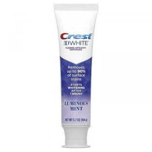 Зубна паста 3D White М'ята, що світиться, 104 г, Crest