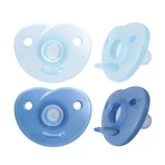 Пустышка Avent Soothie SCF099/21, силиконовая, ортодонтическая, для мальчика, 0-6 месяцев, 2 шт.: цены и характеристики