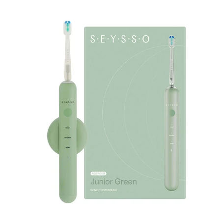 Seysso Junior Green, звуковая зубная щетка, зеленая, 1 шт.: цены и характеристики