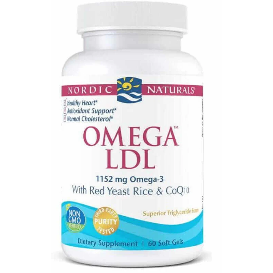 Nordic Naturals Omega Cholesterol Support LDL 60 капсул: цены и характеристики