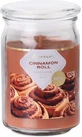 Emocio Glass 93x142 мм со стеклянной крышкой Ароматическая свеча Cinnamon Roll 1×1 шт, размер 93 x 142 мм