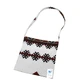 Сумка из хлопка Carol, 22 x 22 см, Steluta White/Green, Baltic Bebe