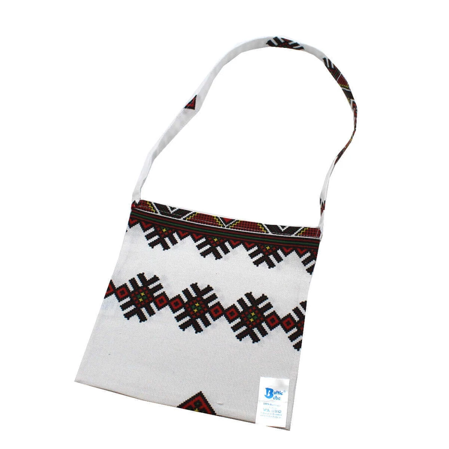 Сумка из хлопка Carol, 22 x 22 см, Steluta White/Green, Baltic Bebe: цены и характеристики