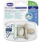 Соска-пустушка Chicco Physio luxe зелений/сірий 6-16м 2 шт: ціни та характеристики