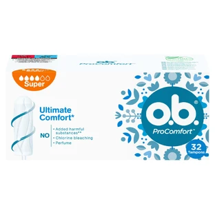 O.B ProComfort Super Dynamic Fit гигиенические тампоны, 32 шт.