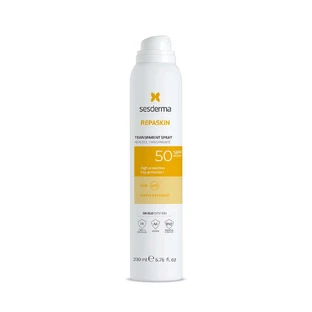 Прозрачный спрей для тела Repaskin SPF 50, 200 мл, Sesderma