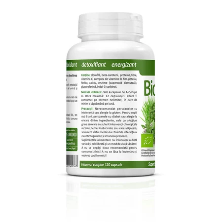 BioGreens SuperFood Organic з паростками, морські водорості, 120 капсул, Zenyth: ціни та характеристики