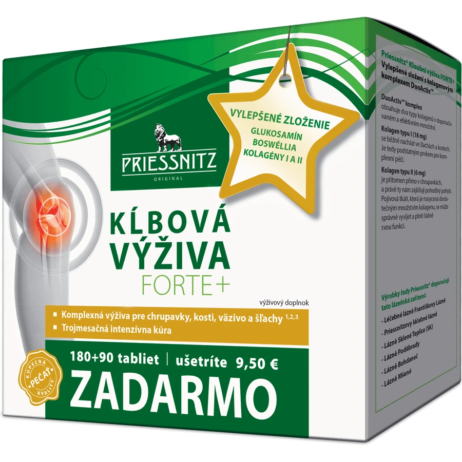 Priessnitz BONE NUTRITION FORTE + collagens innov. 270 табл.: ціни та характеристики