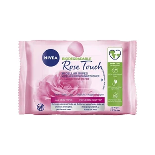 Очищуючі серветки Nivea Micellar Rose Touch, 25 шт, Nivea