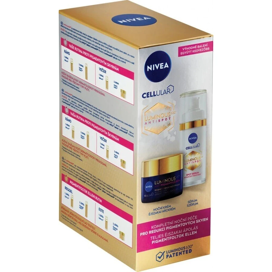 Nivea FC Luminous S/N Duopack 1×30 мл + 50 мл, набір косметики для обличчя: ціни та характеристики