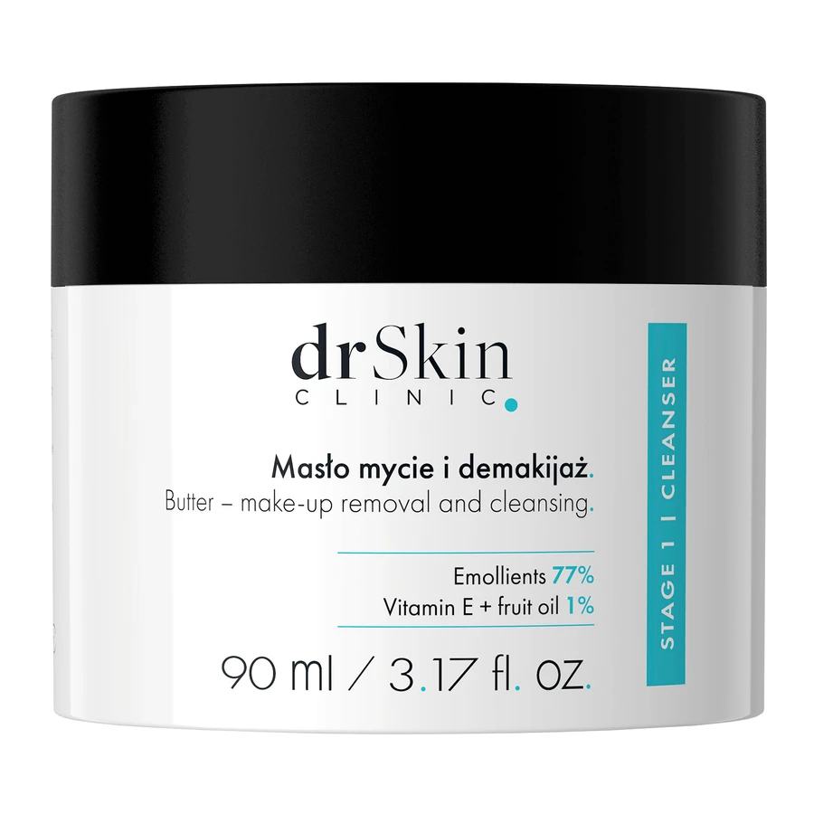 DrSkin Clinic, Масо для обличчя, Вмивання та демакіяж, пом'якшувальні компоненти 77%, вітамін Е, фруктова олія 1%, 90 мл: ціни та характеристики