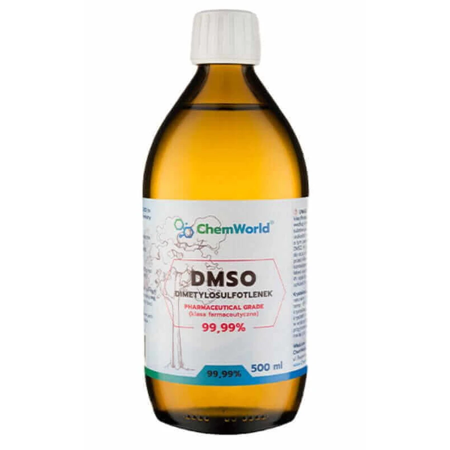 ДМСО фармацевтичний 99,99% 500 мл ChemWorld: ціни та характеристики