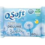 Вологий туалетний папір QSoft Sensitive 1×60 шт, туалетний папір: ціни та характеристики