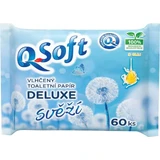 QSoft влажная туалетная бумага Sensitive 1×60 шт, туалетная бумага