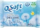 QSoft влажная туалетная бумага Sensitive 1×60 шт, туалетная бумага