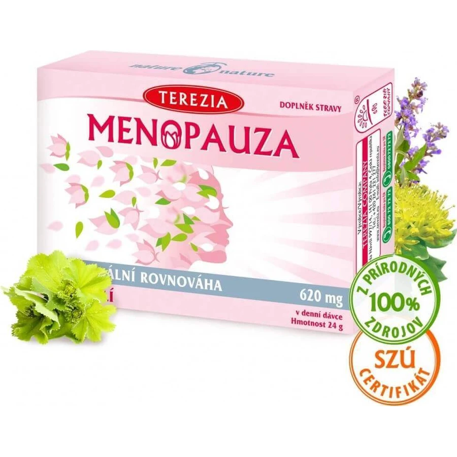 TEREZIA MENOPAUZA 1×60 cps, пищевая добавка: цены и характеристики