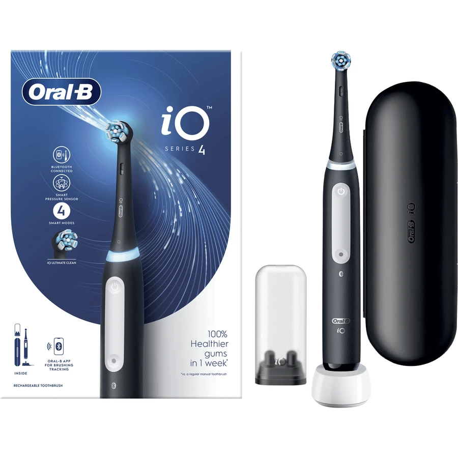Электрическая зубная щетка Oral-B iO Series 4 Black: цены и характеристики