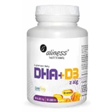 Омега DHA из водорослей + D3 60 капсул Aliness