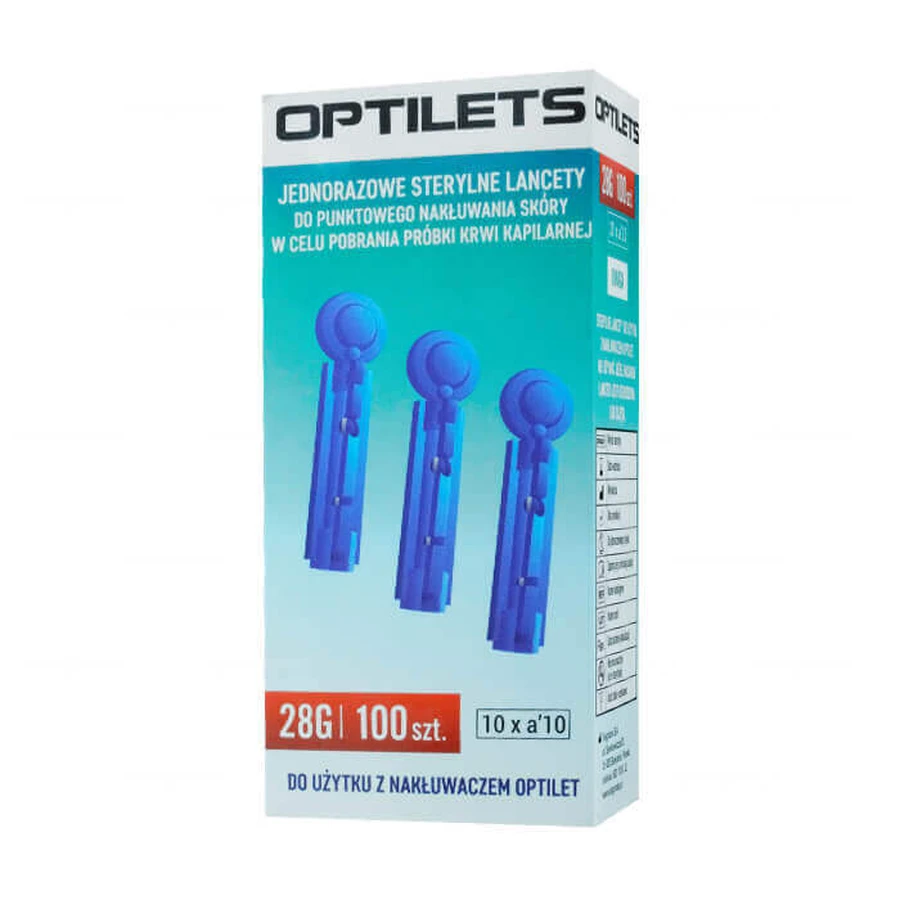 Ланцетні лінзи Optilets, 100 шт.: ціни та характеристики