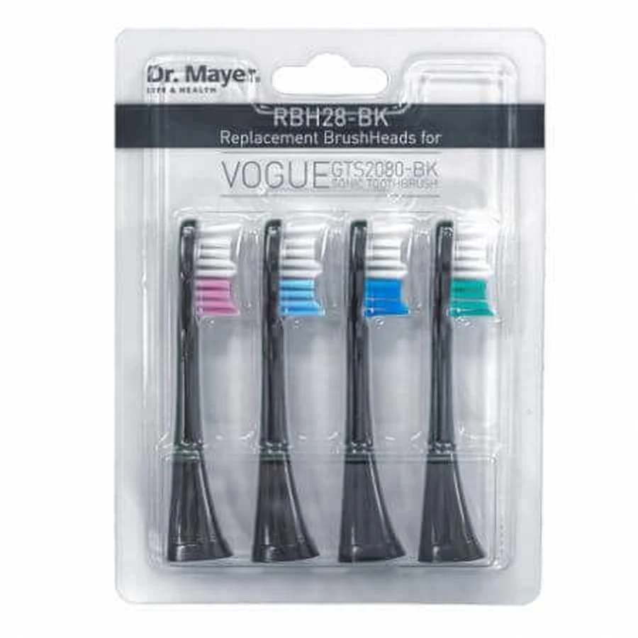 Электрическая щетка GTS2080 Black, 4 штуки, Dr. Mayer: цены и характеристики