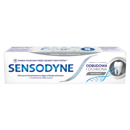 Sensodyne Восстанавливающая и защитная отбеливающая зубная паста с фтором, 75 мл: цены и характеристики