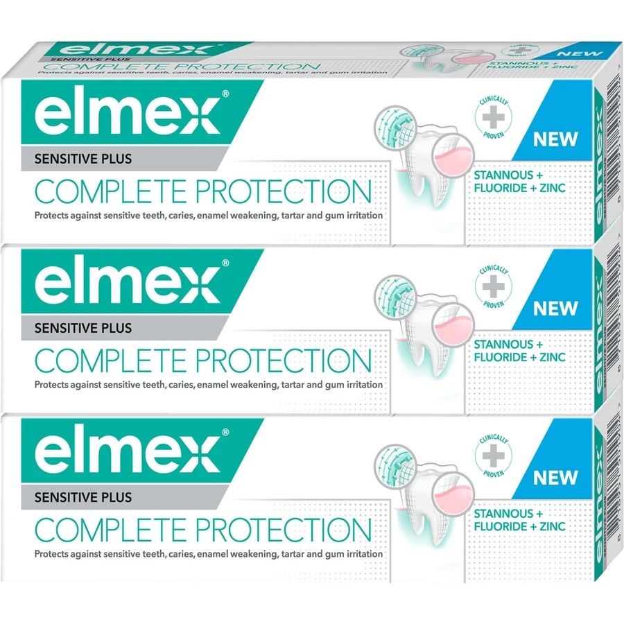 Зубна паста Elmex Sensitive Plus Повний захист 3 x 75 мл: ціни та характеристики