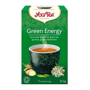 Фіточай Yogi Tea Energy Green Tea органічний, пакетик 1.8 г, №17