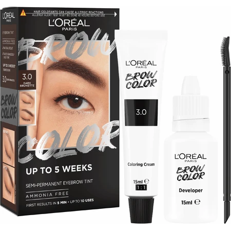 L'Oréal Paris Brow Color 3.0 Dark Brunette полуперманентный цвет для обоих: цены и характеристики