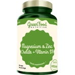 GreenFood Nutrition Хелати магнію та цинку + вітамін D3 90 капсул: ціни та характеристики