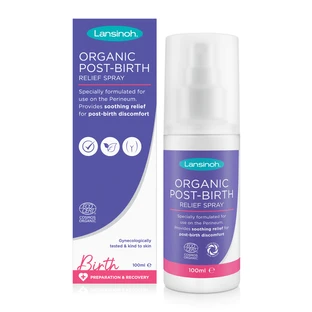 Спрей для області промежини Lansinoh Organic Clamour післяпологовий, регенеруючий, 100 мл