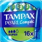 Тампоны Tampax Compak Pearl Super с аппликатором 16 шт.