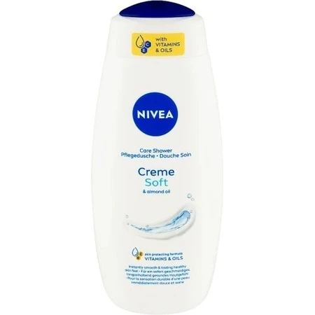 NIVEA Гель для душу кремовий м'який 500 мл 1×500 мл, гель для душу: ціни та характеристики