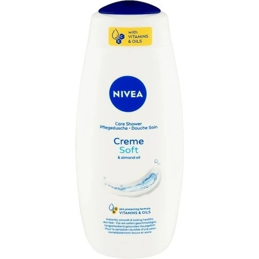 NIVEA Гель для душу кремовий м'який 500 мл 1×500 мл, гель для душу: ціни та характеристики