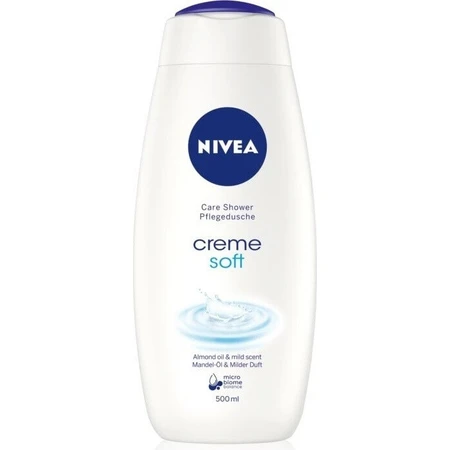 NIVEA Гель для душу кремовий м'який 500 мл 1×500 мл, гель для душу: ціни та характеристики