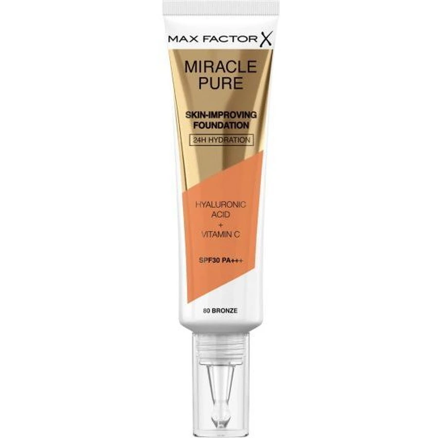 Max Factor Miracle Pure долговременный макияж 80 Бронза 30 мл: цены и характеристики
