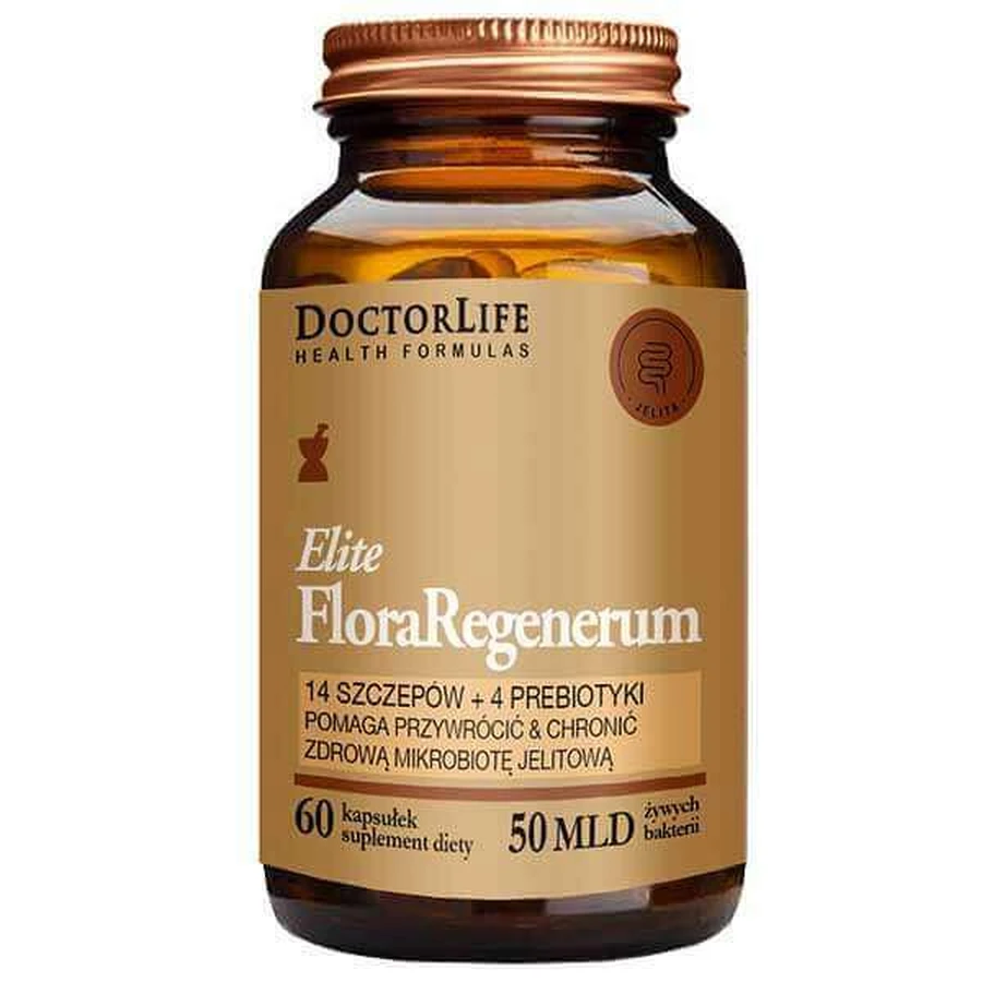 Doctor Life Elite FloraRegenerum, 60 капсул: ціни та характеристики