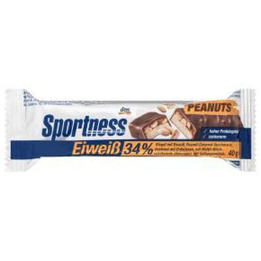 Протеиновый батончик Sportness Арахис и карамель, 40 г: цены и характеристики