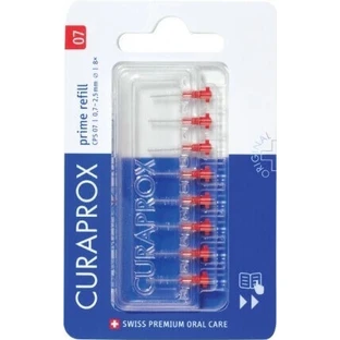 CURAPROX CPS 07 prime refill red 1×8 шт, міжзубні щітки без тримача