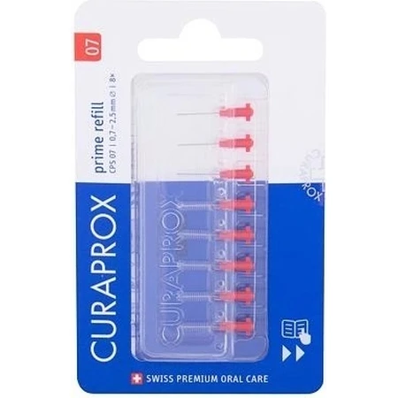 CURAPROX CPS 07 prime refill red 1×8 шт, міжзубні щітки без тримача: ціни та характеристики