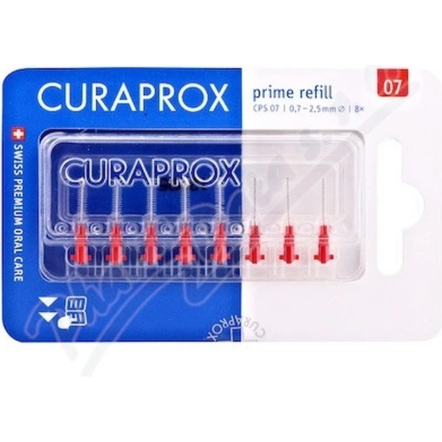 CURAPROX CPS 07 prime refill red 1×8 шт, міжзубні щітки без тримача: ціни та характеристики