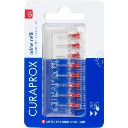 CURAPROX CPS 07 prime refill red 1×8 шт, міжзубні щітки без тримача: ціни та характеристики