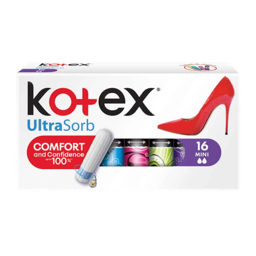 Мини-прокладки UltraSorb, 16 штук, Kotex: цены и характеристики