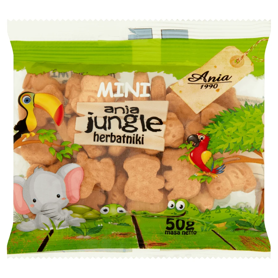 Мини-печенье Ania Jungle, без добавления сахара, 50 г: цены и характеристики